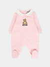 moschino Tutina Bambina Moschino MUT04I_LCA40_ROSA da bambino