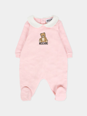 moschino Tutina Bambina Moschino MUT04I_LCA40_ROSA da bambino