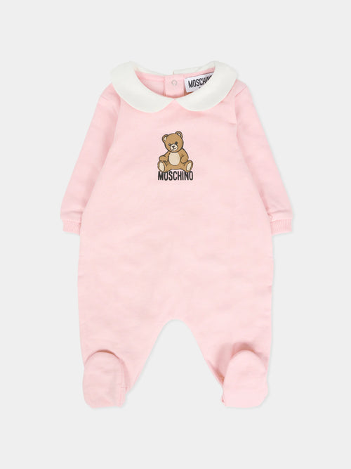moschino Tutina Bambina Moschino MUT04I_LCA40_ROSA da bambino