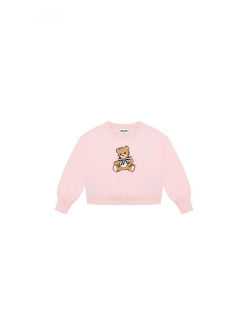 moschino Felpa Bambina Moschino HDF06G da bambino