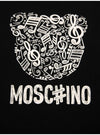 moschino Felpa Bambina Moschino HMF099_NERO da bambino