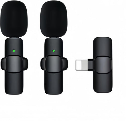 Microfono Lavalier professionale wireless K9 per iPhone iPad Microfono di regist