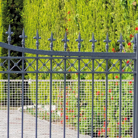 Rete Di Protezione 'Quadra' 1,0X50 Mt - Colore Bianco Rete Protettiva In Plastica A Maglia Quadrata Per Balconi, Cancelli E Recinzioni