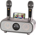 Altoparlante Bluetooth per karaoke, karaoke con 2 microfoni wireless UHF