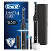Oral-B Smart 4 4500 Black Edition Spazzolino Elettrico con 2 Testine Smart