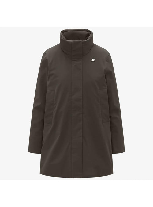 K-Way Piumino Donna K-way Marla St Warm K7125LW-XRG Black olive da donna