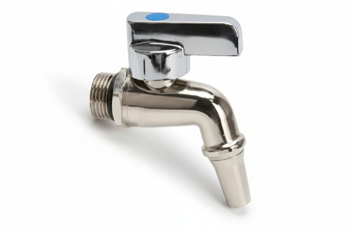 Rubinetto A Leva In Ottone Per Fusti E Serbatoi Con Beccuccio- - M 3/4 - 1 Pezzi Aglaia