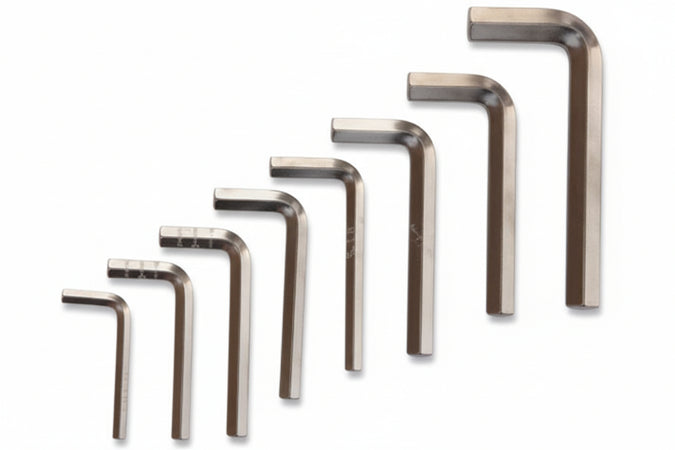 Chiavi Maschio Esagonali Cr-V- - Mm.2 - 20 Pezzi Alte