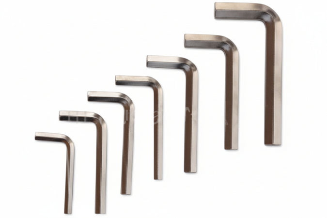 Chiavi Maschio Esagonali Cr-V- - Mm.4 - 20 Pezzi Alte