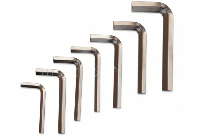 Chiavi Maschio Esagonali Cr-V- - Mm.6 - 20 Pezzi Alte