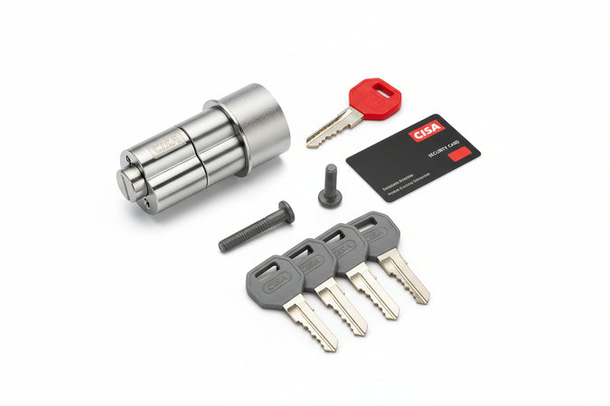 Cilindro Europeo Sagomato Asix P8 Pro 10Q310- - Mm.94 (35-60) 0Q31038012Sd - 1 Pezzi Cisa