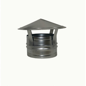 Fumaiolo comignolo a cappello in lamiera zincata 250 mm 25 cm camino Fumaiolo comignolo a cappello in lamiera zincata 250 mm 25 cm camino