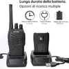 Baofeng Walkie Talkie PMR Radio Ricetrasmittente a lungo raggio Portatile USB