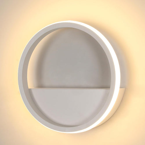 Applique rotonda a LED Comely 12W 800LM, bianco caldo 3000K, applique da parete