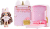 Na Na Na Surprise 3-in-1 Backpack Bedroom Unicorn Playset con Bambola Fashion