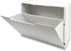 Scarpiera Modulare Rattan In Plastica Bianco Cm 51X17,3 H.Cm 40,1 Agganciabile, Componibile E Incastrabile