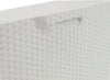 Scarpiera Modulare Rattan In Plastica Bianco Cm 51X17,3 H.Cm 40,1 Agganciabile, Componibile E Incastrabile