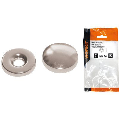 Orlo Sottovite + Borchia Ottone Nic Self Workit - Mm 18 Cf=Pz 8- 5 Confezioni