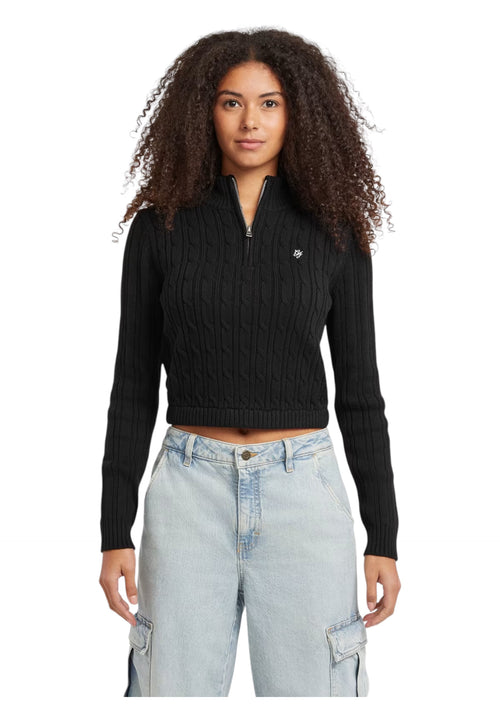 GUESS JEANS Cardigan in maglia a trecce Donna Guess Jeans da donna