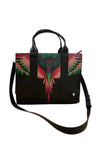 COUNTRY OF MILAN Borsa a mano con tracolla Donna stampa pink wings da donna