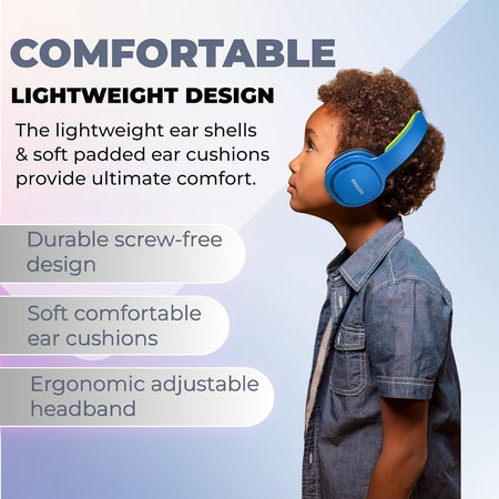 Cuffie sovraurali PHILIPS AUDIO Shk2000Bl/00 per bambini limite di volume di 85