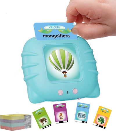 Schede didattiche parlanti giocattoli per bambini da 1 a 12 anni 224 parole