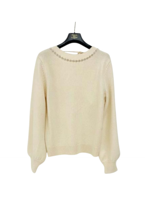 TRASH AND LUXURY Maglia scollo a V Donna con applicazioni da donna