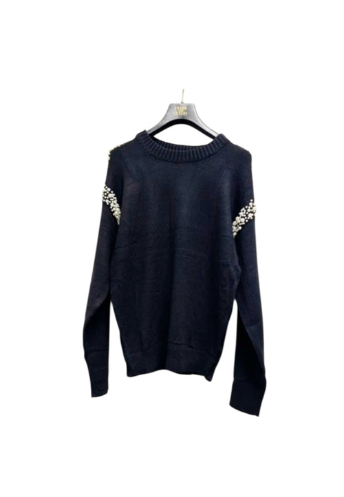TRASH AND LUXURY Maglia Donna con perle da donna