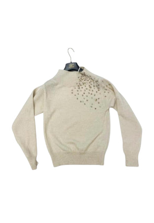 TRASH AND LUXURY Maglia lurex Donna con applicazioni da donna