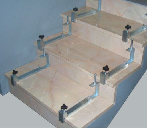 Montagradini Per Scale Regolabile 270-450 Mm In Acciaio Zincato