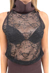 Liviana Conti MAGLIA Donna SMANICATO CON COLLO da donna