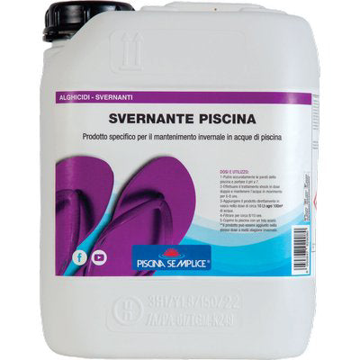 Svernante X Piscina Liquido Lt 5 Piscina Semplice