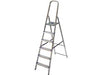 Scala In Alluminio Alfa Euroscala En131- - 5 Gradini Cm.46X166H (105H Pedana) Kg.4,8 - 1 Pezzi Facal