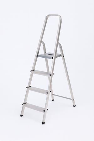 Scala In Alluminio Alfa Euroscala En131- - 3 Gradini Cm.41X123H (62H Pedana) Kg.3,6 - 1 Pezzi Facal