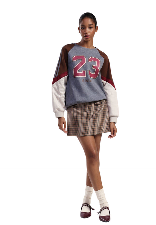 DIXIE GONNA A QUADRI Donna con tasche anteriori da donna
