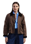 DIXIE BOMBER Donna colletto in velluto da donna