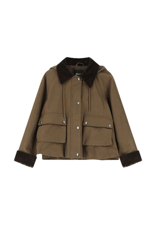 DIXIE BOMBER Donna colletto in velluto da donna