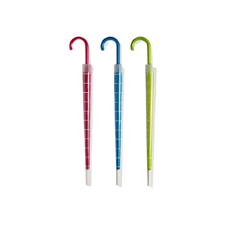 Ombrello Automatico Salvagoccia In Nylon Tinta Unita Con Bicchiere Raccogligoccia Colori Assortiti