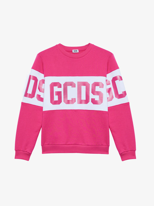 GCDS Felpa Bambina 1527ba2_fucsia da bambino