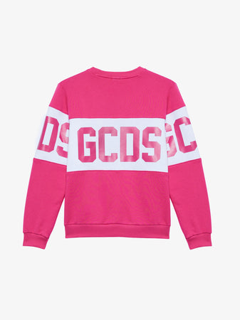 GCDS Felpa Bambina 1527ba2_fucsia da bambino