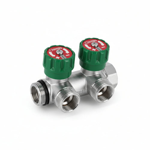 Collettore 90° Fasato Con Vitoni E Dischetto Ek Eurocono- 1 2 Vie 3/4 Ek- Gf- Pezzi 1