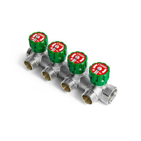 Collettore 90° Fasato Con Vitoni E Dischetto Ek Eurocono- 1 4 Vie 3/4 Ek- Gf- Pezzi 1