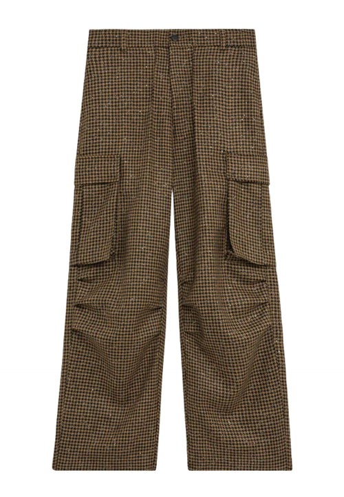 APAPERKID PANTALONE Donna a qaudri brillantinato da donna