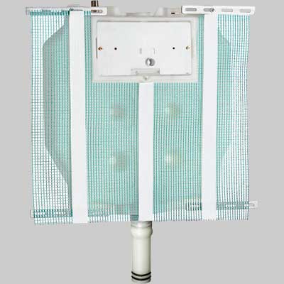 Cassetta Incasso Sara Pneumatica Wc Compl. Di Placca E Tubo 9 Lt - 1 Pezzi - Pucci