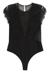 IMPERIAL Body in tulle con inserti in pizzo e scollo tondo Donna Imperial da donna