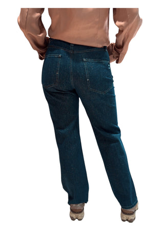 PLEASE Jeans gamba larga Donna Please da donna