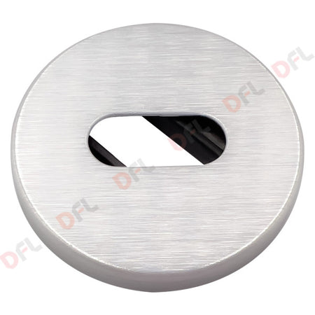 Bocchetta Tonda Per Maniglia 'Floss' Mm 45 - Cromo Satinato - Foro Yale - Forme