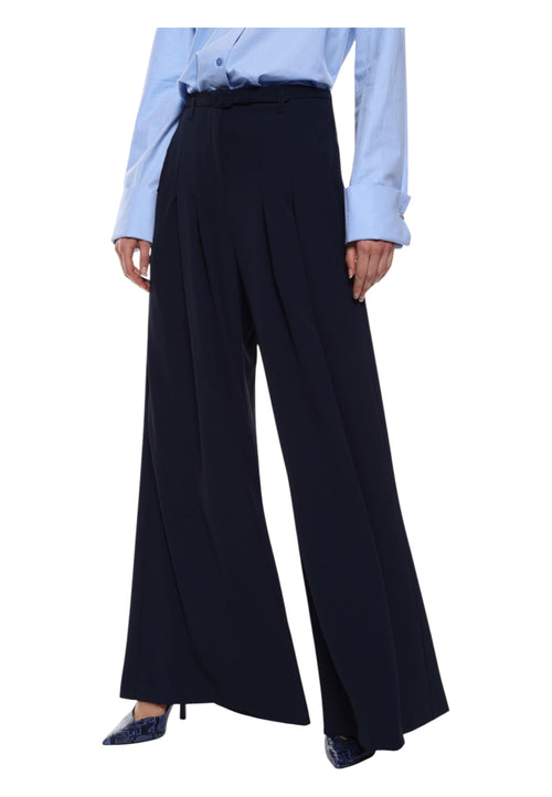 IMPERIAL Pantaloni palazzo a vita alta con pince Donna Imperial da donna