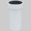 Manicotto Wc Di Prolungamento A Innesto Con Guarnizione Dm.110 X H.400 - 1 Pezzi - Idroweb