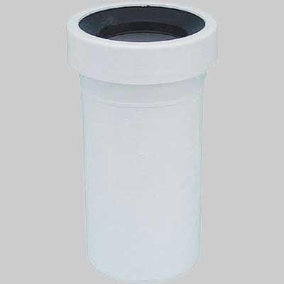 Manicotto Wc Di Prolungamento A Innesto Con Guarnizione Dm.90 X H.255 - 1 Pezzi - Idroweb